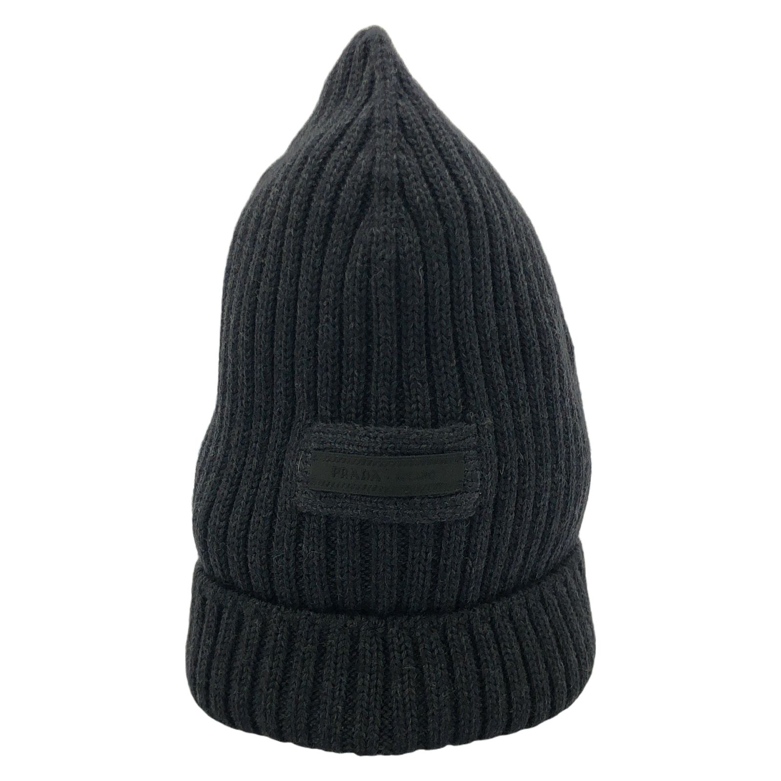 PRADA ニット帽 ダークグレー PRADA - 【新品】 PRADA / プラダ | UMD489 / カシミヤ ウール