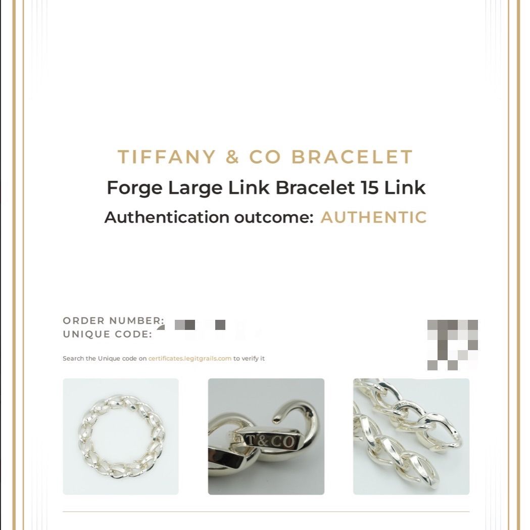 ティファニー TIFFANY フォージリンク ブレスレット Ag925 Sサイズ ティファニー ブレスレット フォージ ラージリンク | 東京銀座の