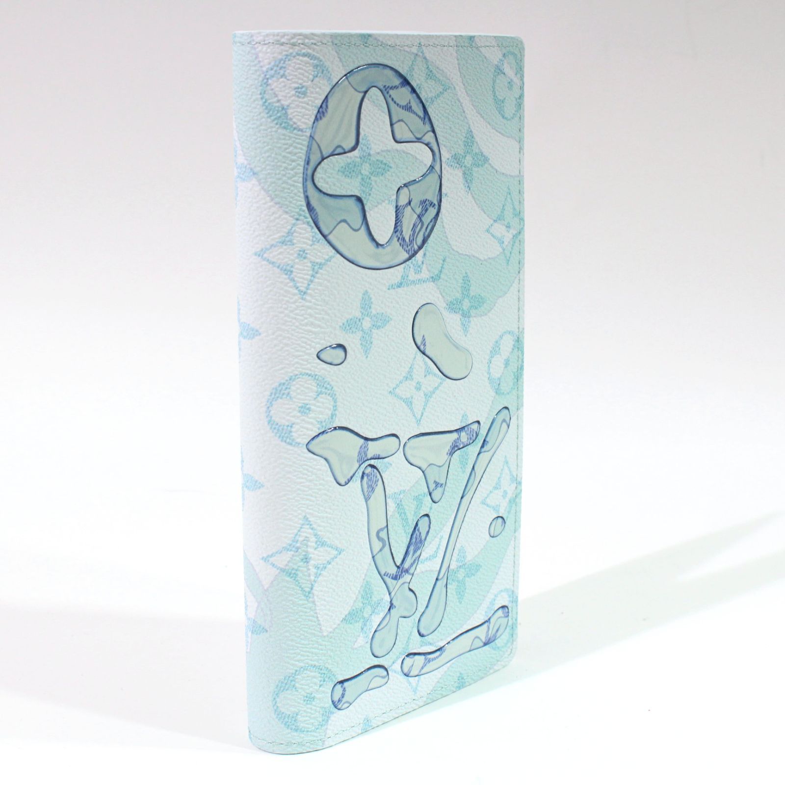 ルイヴィトン モノグラム ポルトフォイユ ブラザ アクアガーデン 長財布