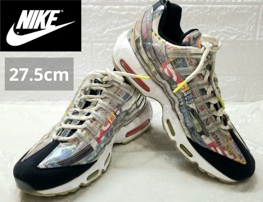 【美品】NIKE ナイキ AIR MAX 95 HERITAGE MAGAZINE DD5482-902 ナイキ エア マックス ヘリテージ マガジン サイズ27.5cm スニーカー《0918-01》