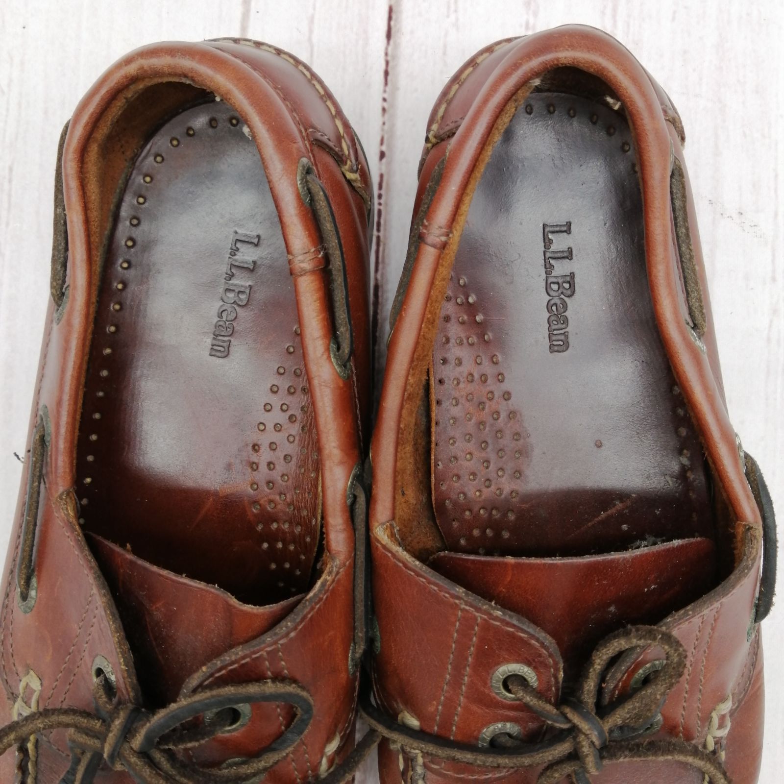 ☆L.L.BEAN エルエルビーン レザーローファー ブラウン メンズ