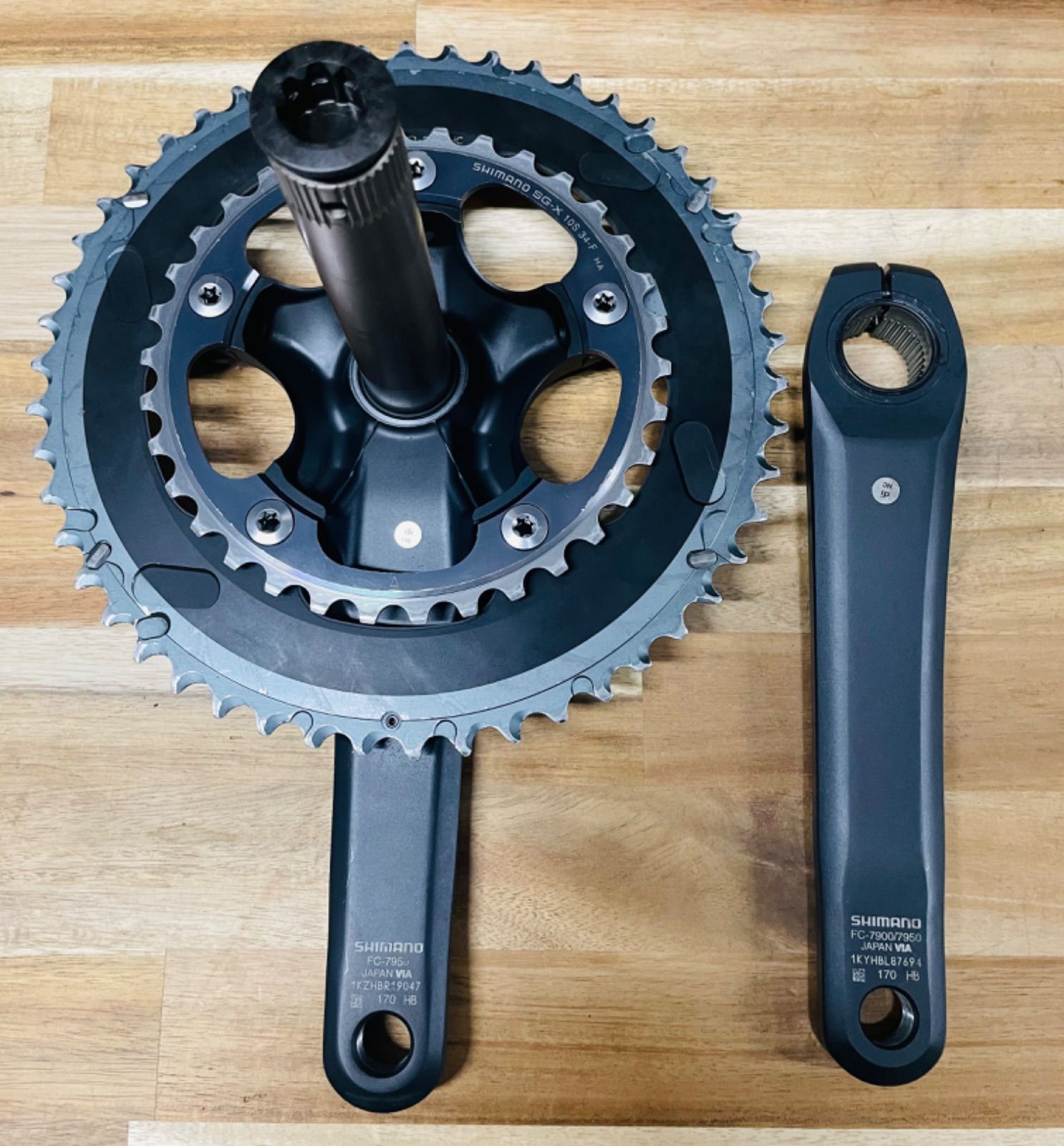 デュラエース FC-7900 170mm 50-34T コンパクトクランクセットDURA-ACE