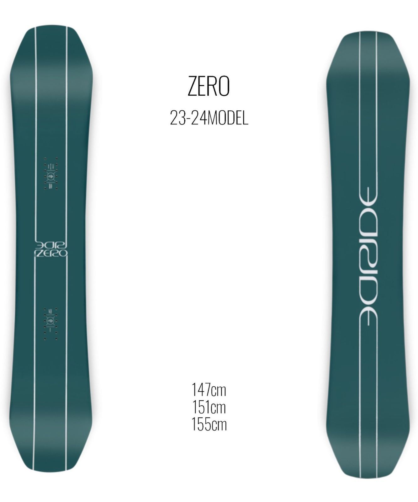 新品_即日発送】22-23 RIDE ZERO メンズスノーボード 151cm - スノーボード