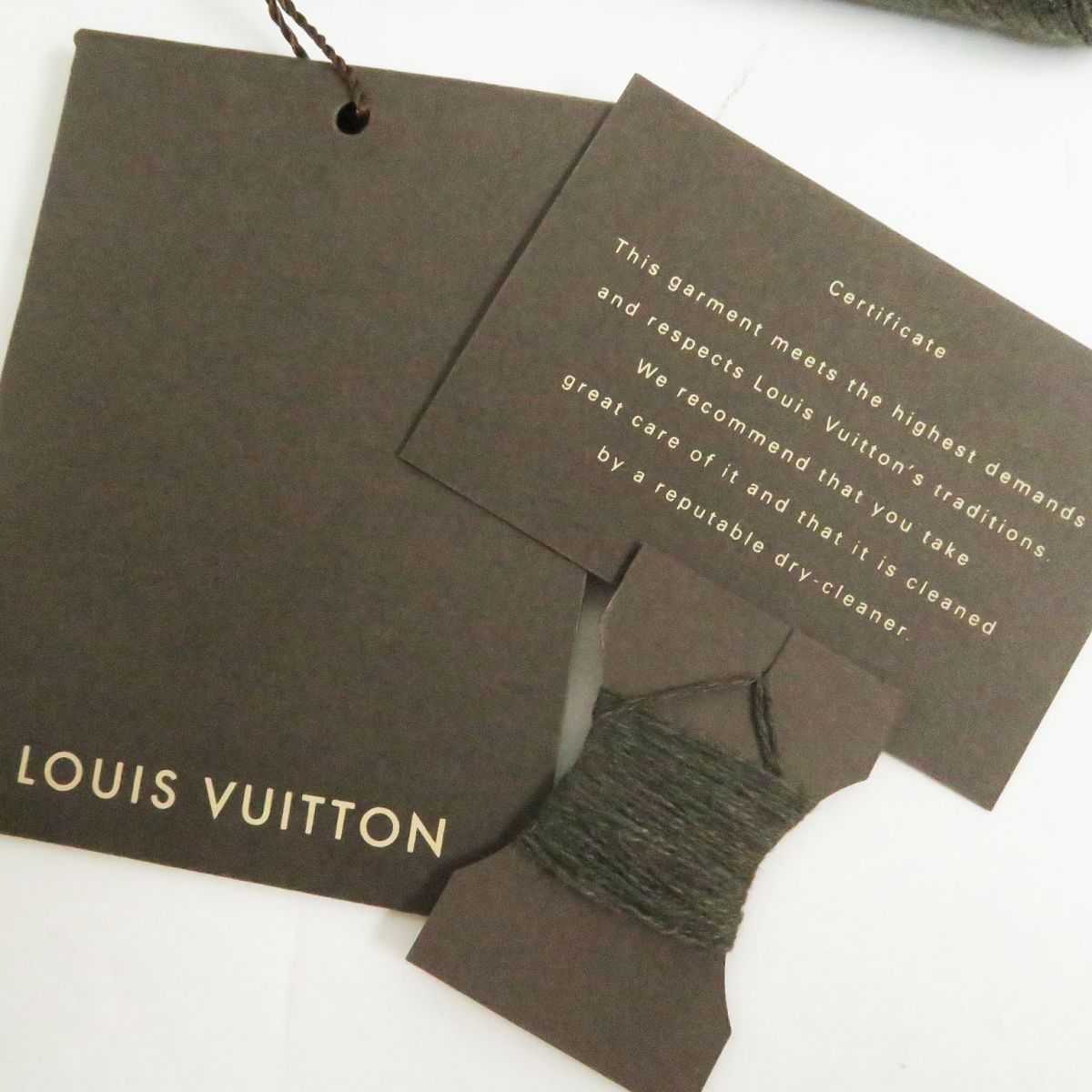 未使用品□LOUIS VUITTON/ルイヴィトン ロゴ入り カシミヤ100％ ニット