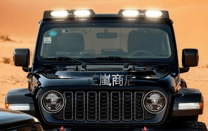 ジープ ラングラー LEDルーフライト 本格オフロード用 スポットライト 装着済み走行灯 カスタムパーツ