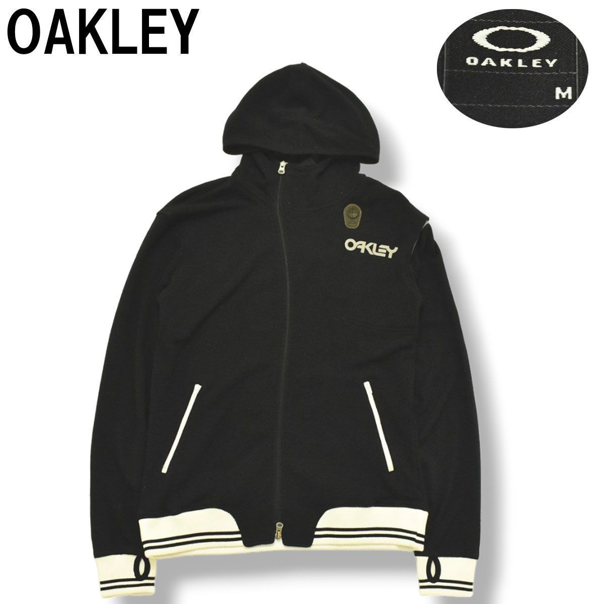 中古・古着通販】OAKLEY (オークリー) ジップパーカー ブラック