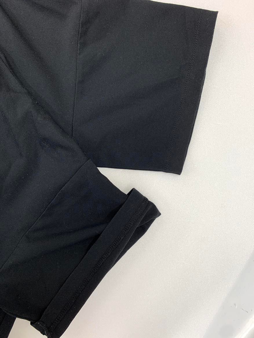 ユニバーサルな ara ara アラアラ 日本製 ポケット ハーフスリーブ オーバー シンプル Tシャツ size3|黒 ◎レディース