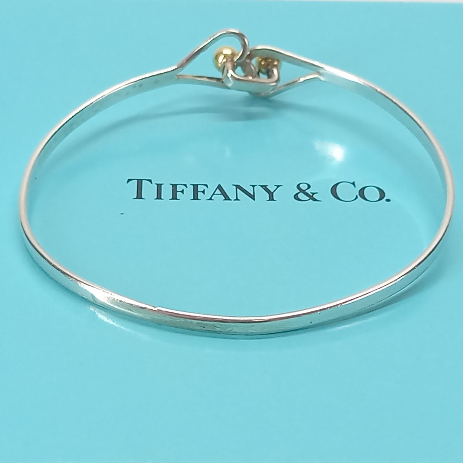 ティファニー ラブノット ハート ブレスレット 925 750 コンビ TIFFANY 