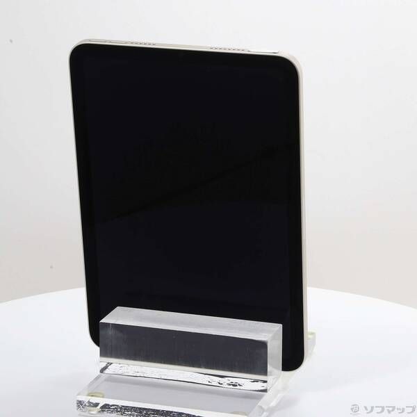 中古品〕 iPad mini 第6世代 64GB スターライト MK7P3J／A Wi-Fi【297】