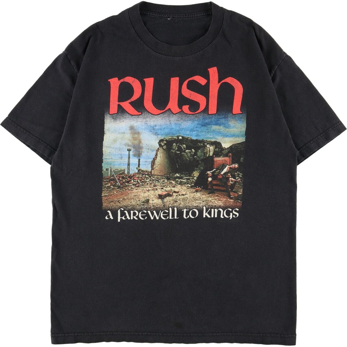 90s rush ラッシュ ビンテージTシャツ　アメリカ製　バントご検討よろしくお願いいたします