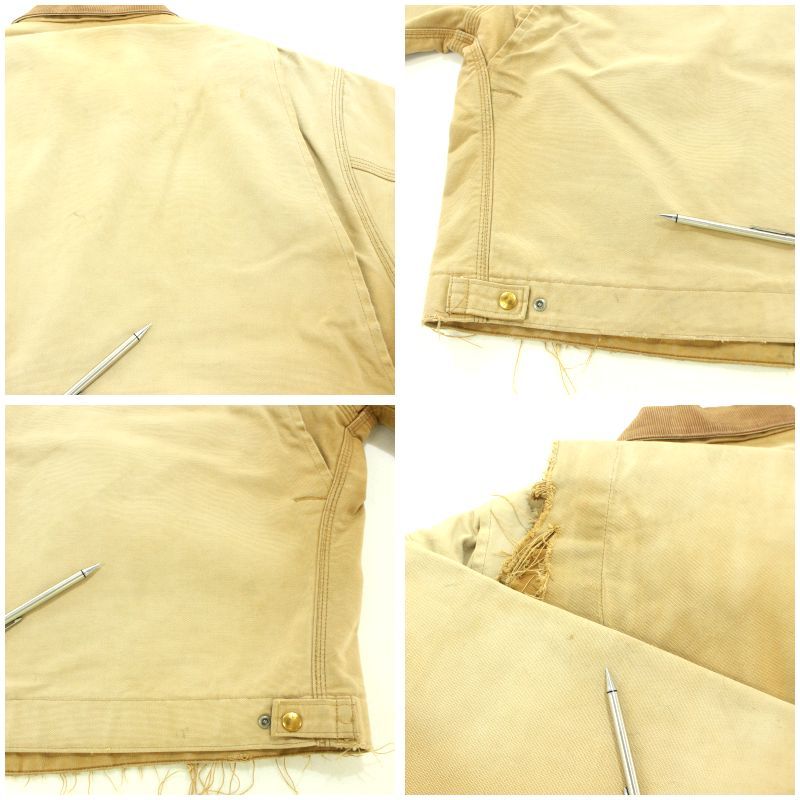90s Carhartt デトロイトジャケット裏地ブランケット 90s Carhartt デトロイトジャケット裏地ブランケット