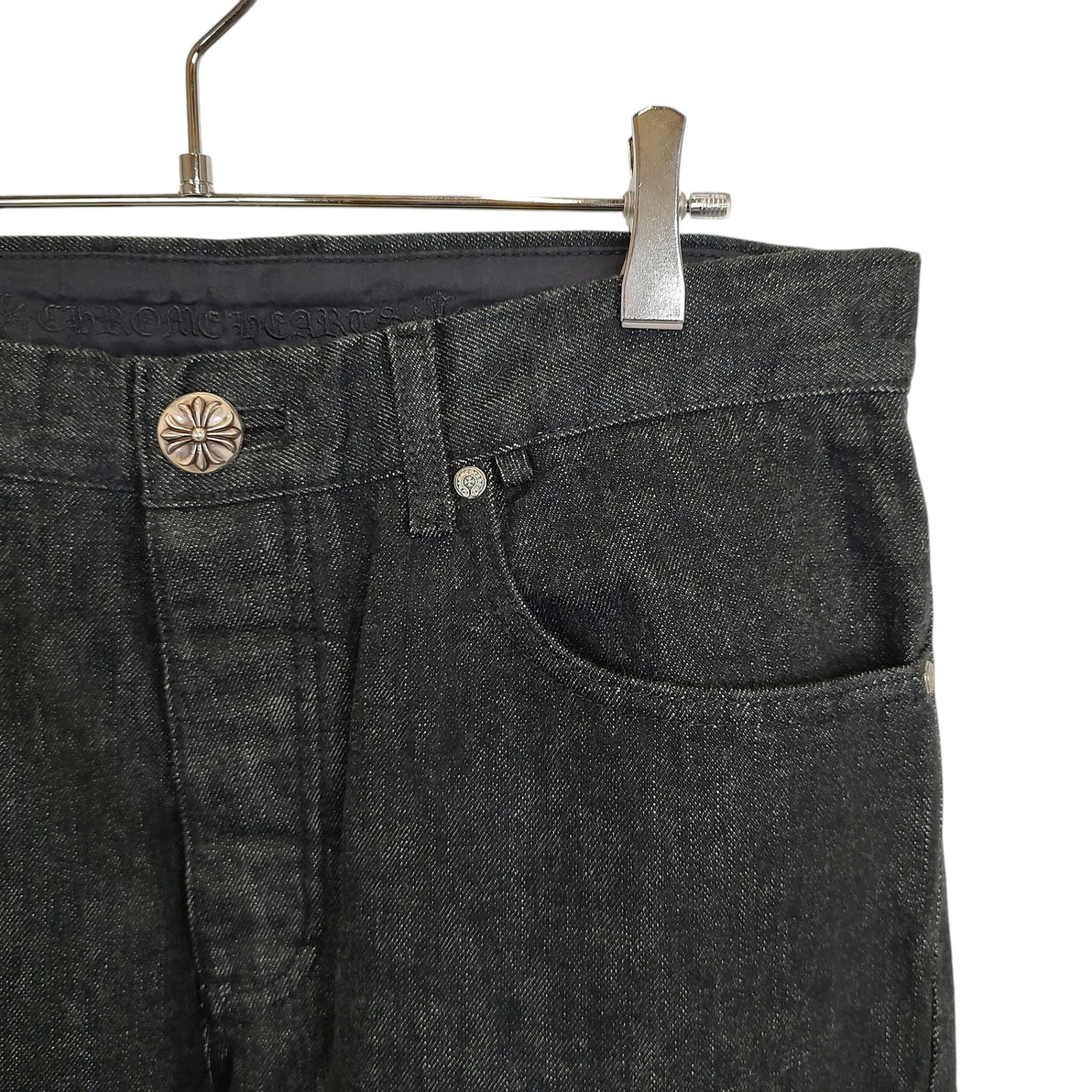 CHROME HEARTS クロムハーツ デニムパンツ クロスボールボタン