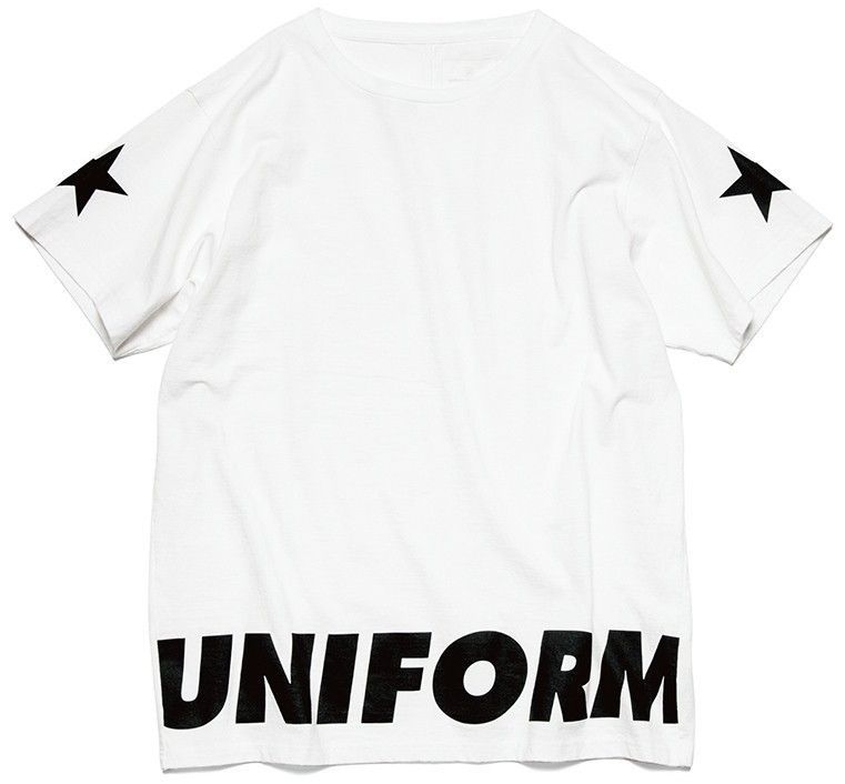uniform experiment ユニフォームエクスペリント スター ロゴ Tシャツ 