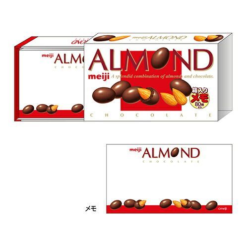 まとめ サカモト メモ スライドメモ アーモンドチョコレート メモ1丁合 80枚 40156801 ×30セット