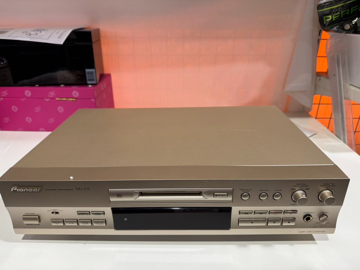MJ-D5 Pioneer MDレコーダー パイオニア MDデッキ 東京 通電確認済み