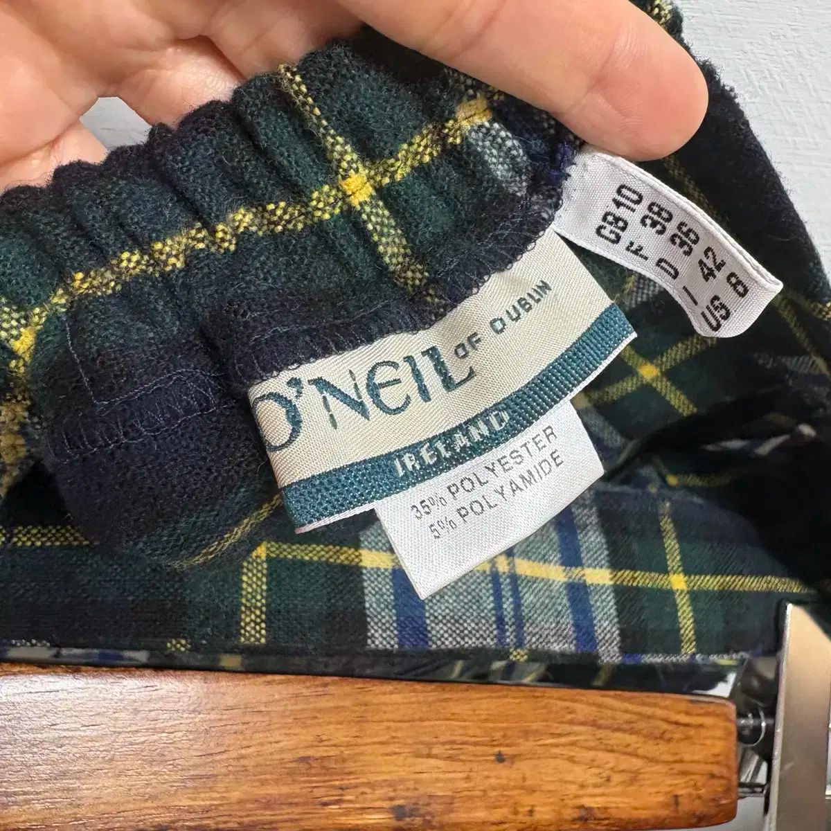 オニール オブ ダブリン O NEIL OF DUBLIN チェック ラップスカート SIROKUMA-CORPORATION_COM