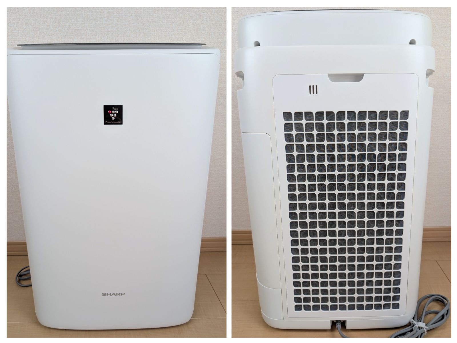 製 SHARP シャープ 加湿空気清浄機 KI-SS50 プラズマクラスター25000搭載 花粉 ニオイ 乾燥対策に◎薄型スリムで寝室にも最適