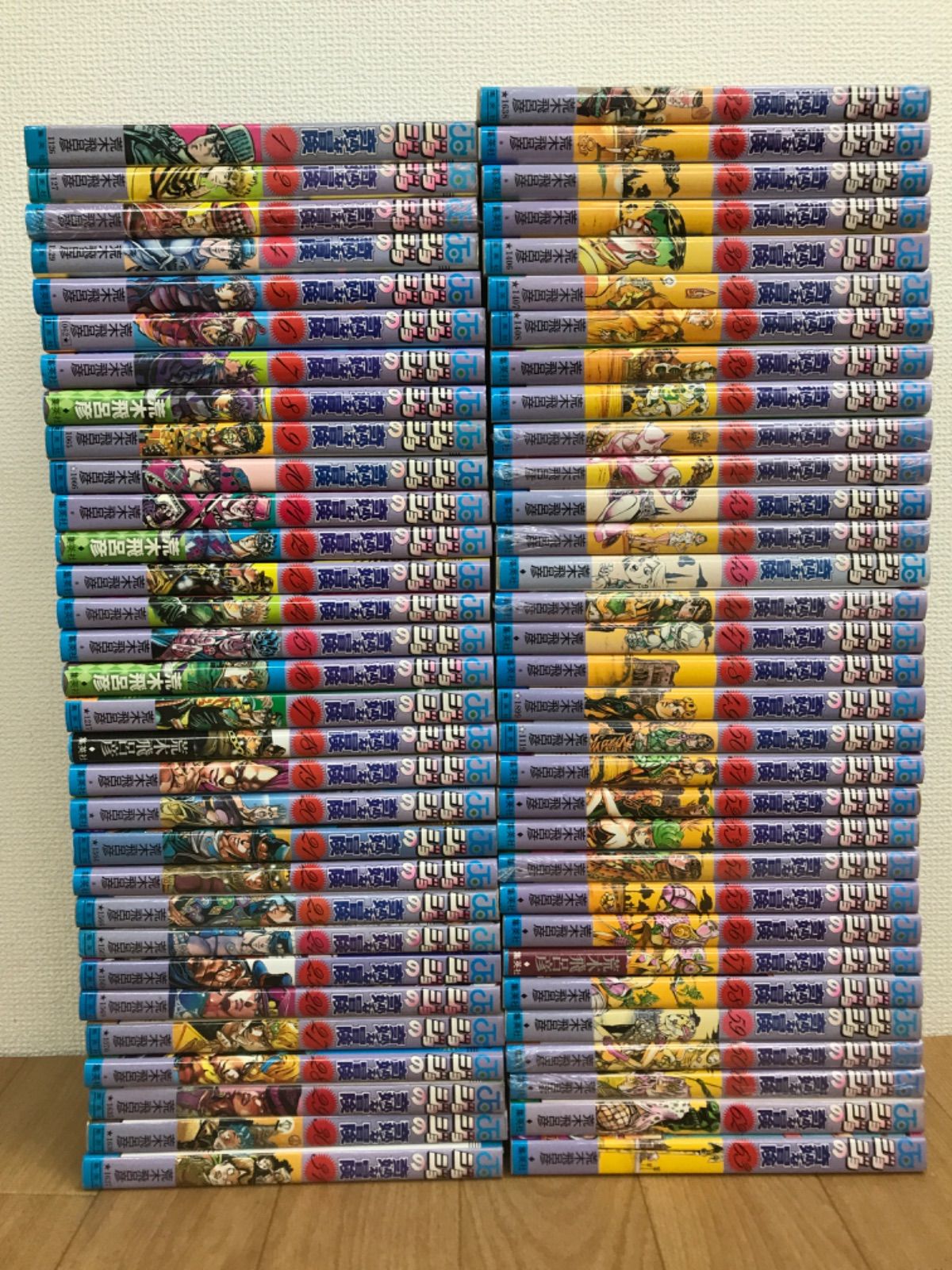 ☆①ジョジョの奇妙な冒険 1～63巻 コミック全巻セット ※未開封