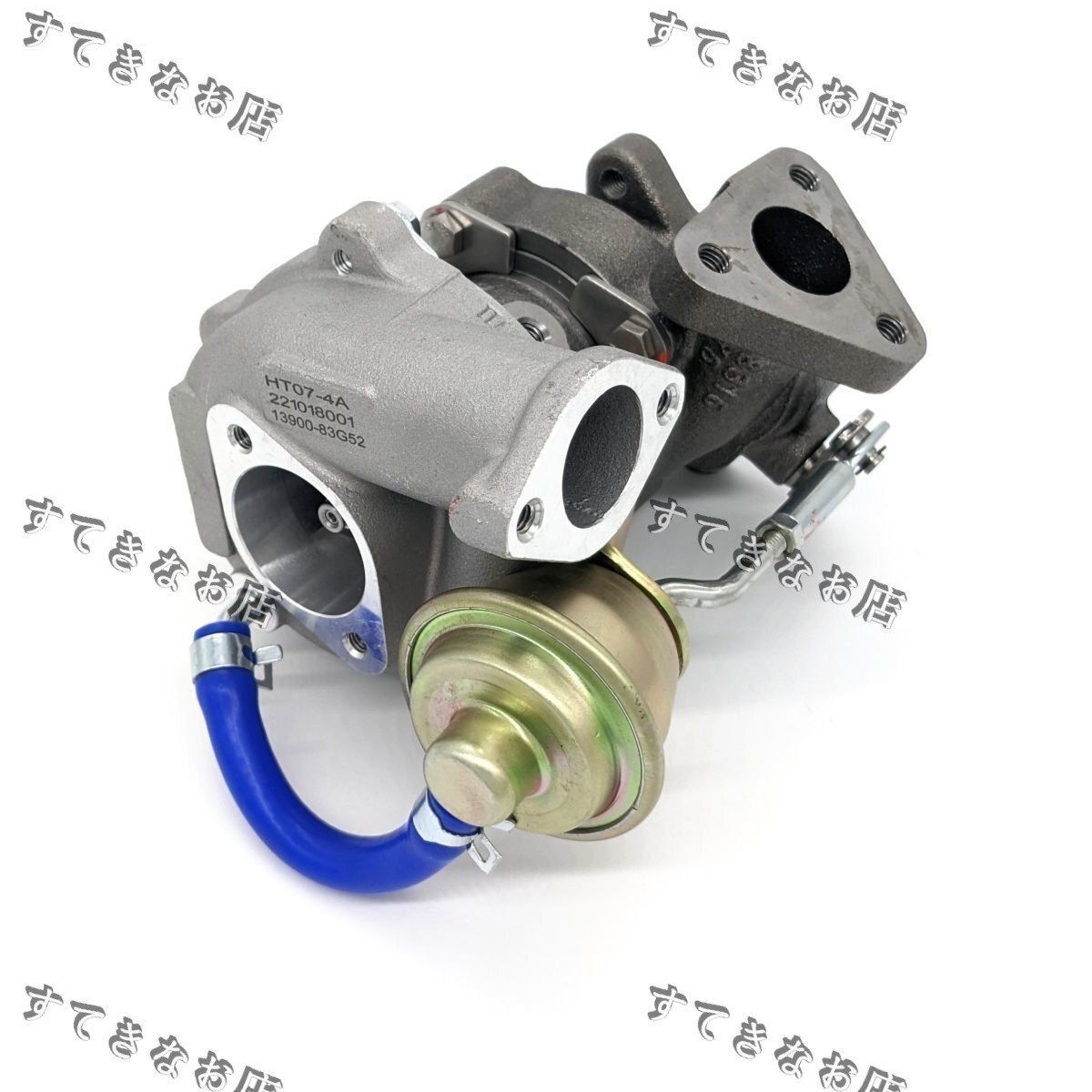 馬力アップ! HT07-4A ハイフロータービン AR9 ターボ 強化調アクチェーター MH21S MH22S MF22S MK21S カプチーノ ML21S MRワゴン K6A