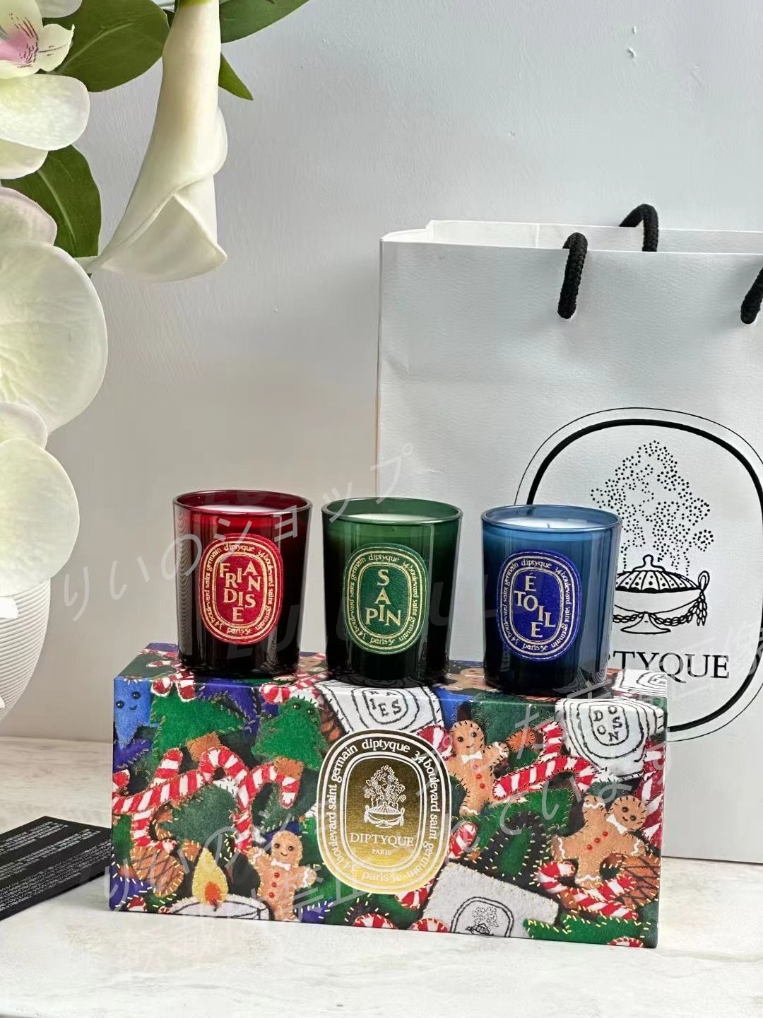 □1円～!!未使用 DIPTYQUE ディブティック キャンドルセット□銀座屋戸田 未使用 diptyque オルフェオン EDP オードパルファム 75ml