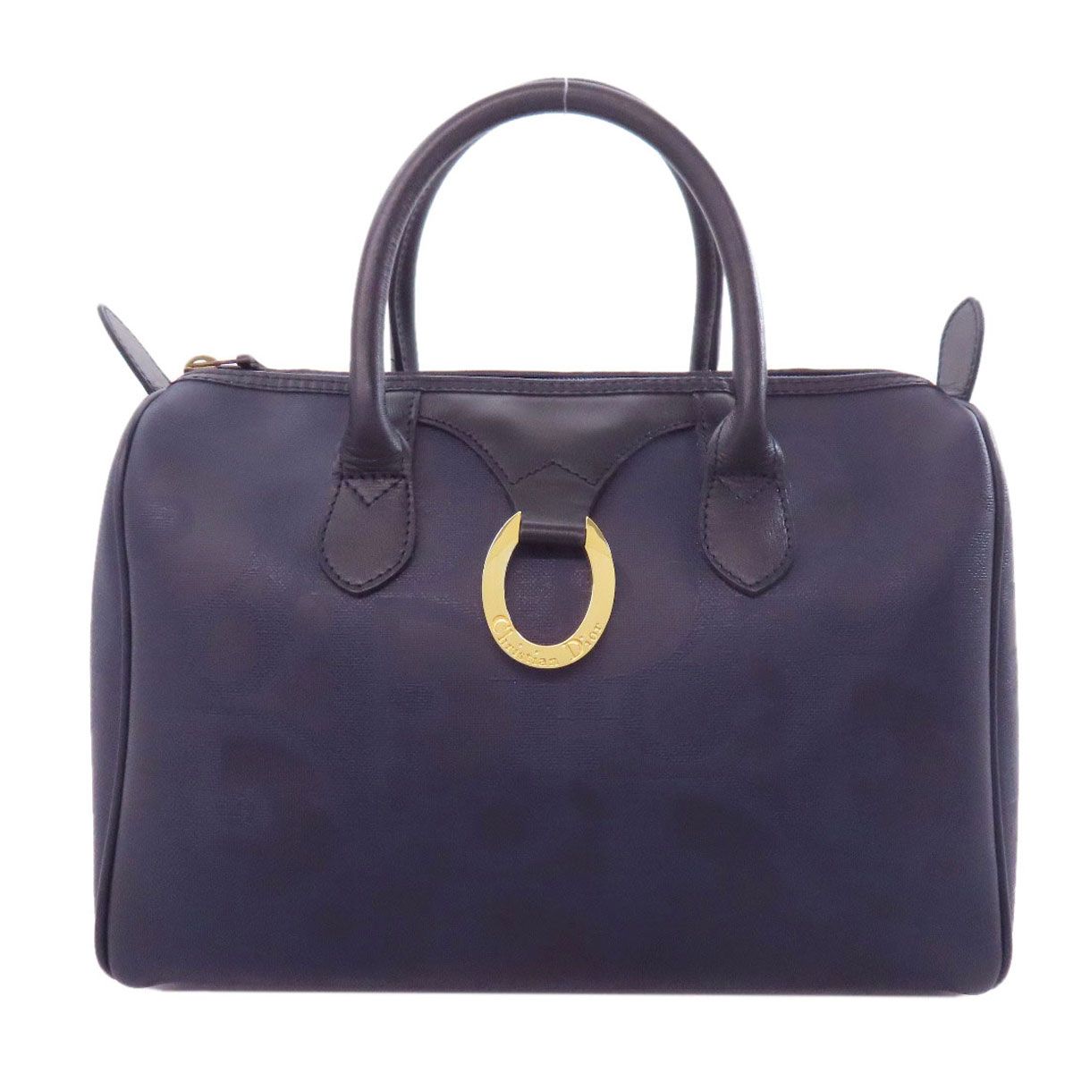 CHRISTIAN DIOR クリスチャンディオール ロゴ ボストンバッグ PVC レディース