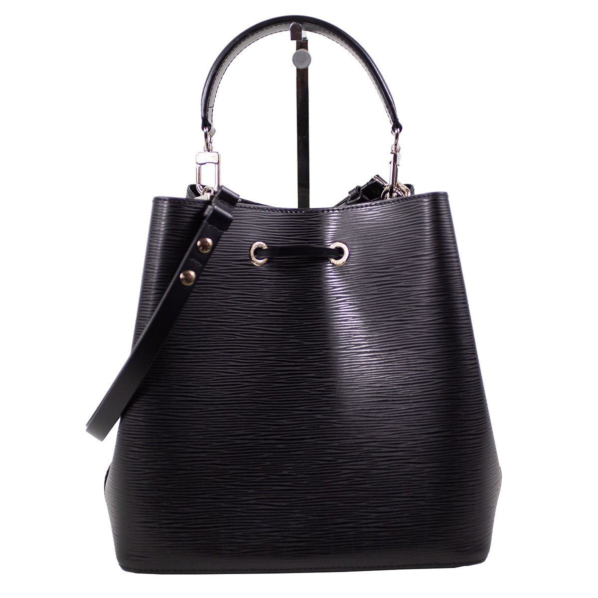 美品✨️LOUISVUITTON　エピスフロ　 円筒形ショルダーバッグ 黒 Louis Vuitton】 ルイ・ヴィトン ネオノエ エピ M54366 ノワール