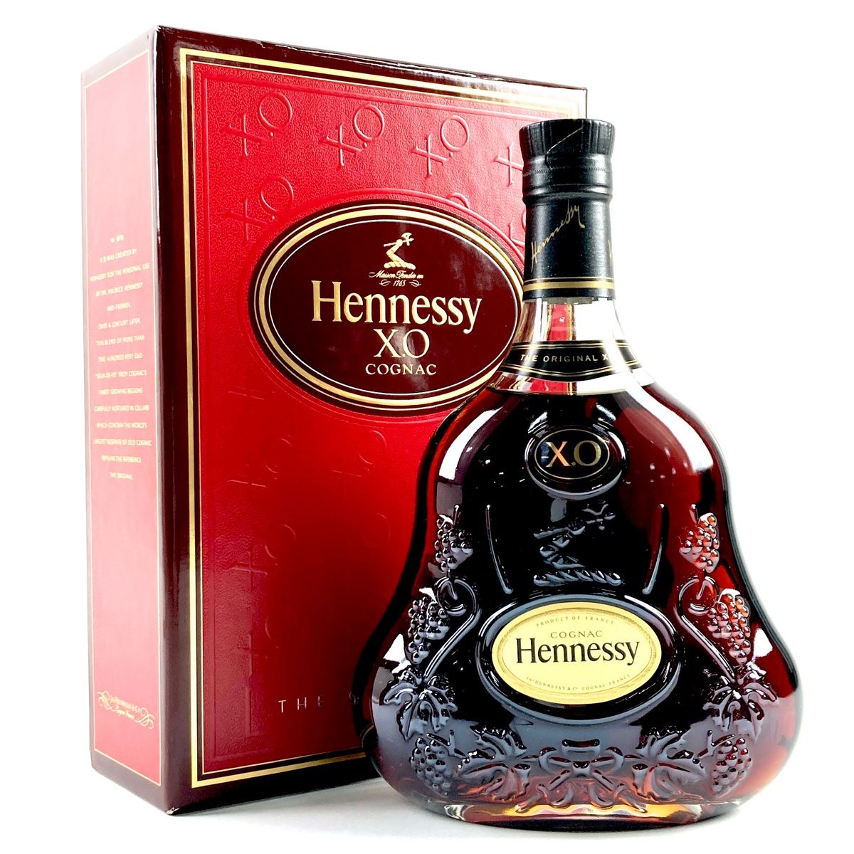ヘネシーX.O Hennessy コニャック ブランデー 黒キャップ クリア