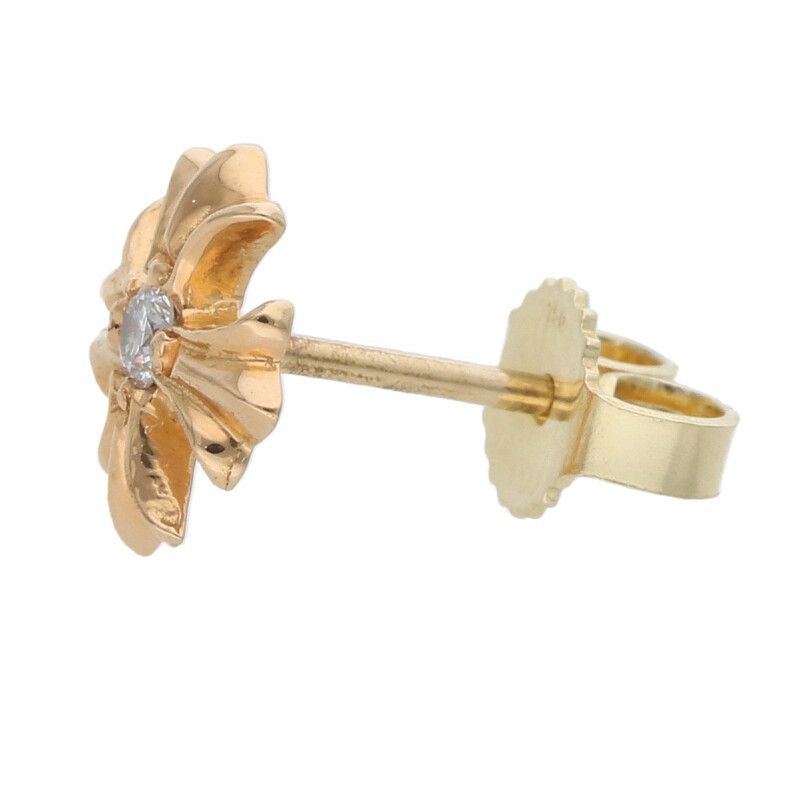 22K No2.CH PLUS 1Pダイアモンド ピアス　クロムハーツ✝️ 22K No2.CH PLUS 1Pダイアモンド ピアスクロムハーツ✝️