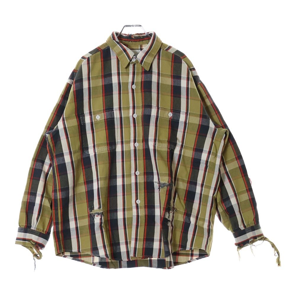 BOWWOW「REPAIR AGEING FLANNEL SHIRTS - フランネルシャツ」 - Mate-N