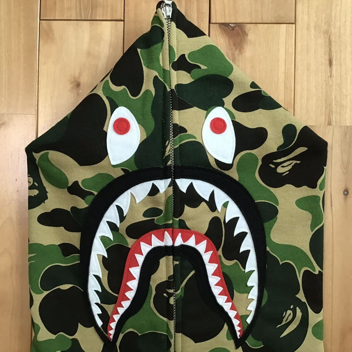 ☆新品☆ 2XL ABC camo green シャーク パーカー shark full zip hoodie a bathing ape BAPE  エイプ ベイプ アベイシングエイプ XXL - メルカリ