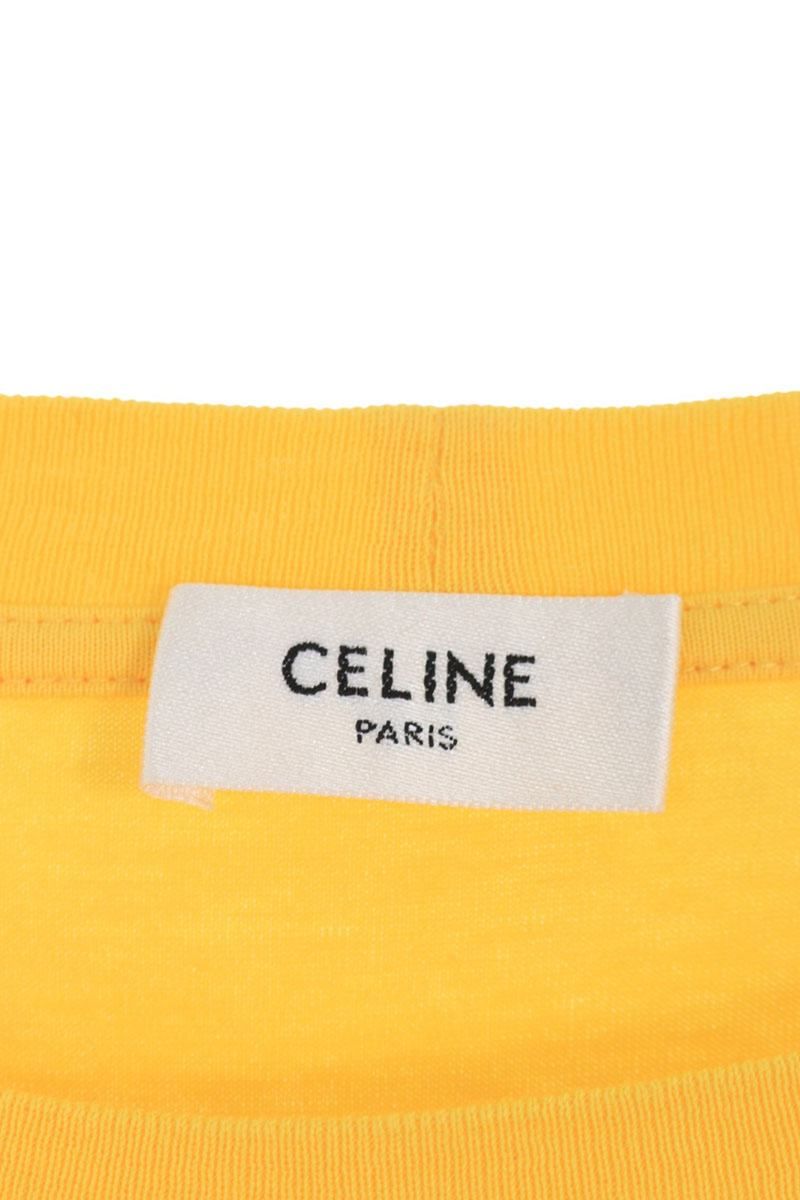 セリーヌ 2X681671Q ルーズフィットロゴプリントTシャツ メンズ XS  