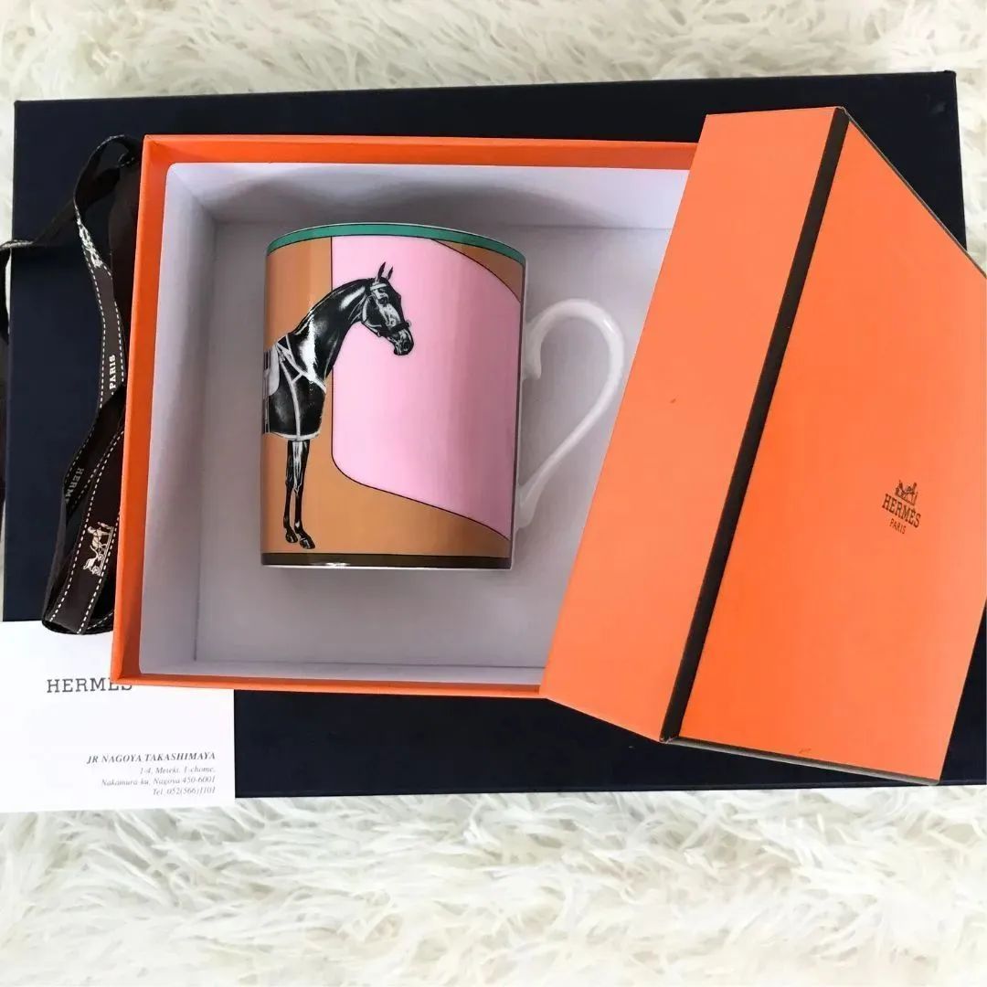 新品未使用】HERMES エルメス マグカップ セルパンティーヌ No1 箱あり 