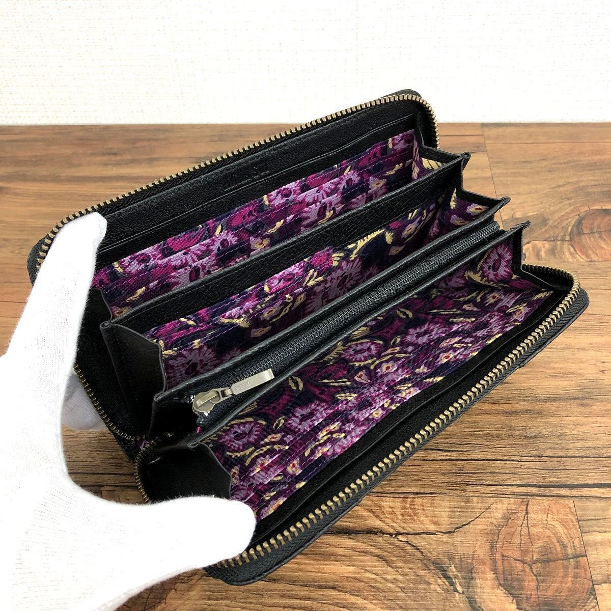 未使用品 ANNASUI 長財布 ブラック 箱付き 479 | www