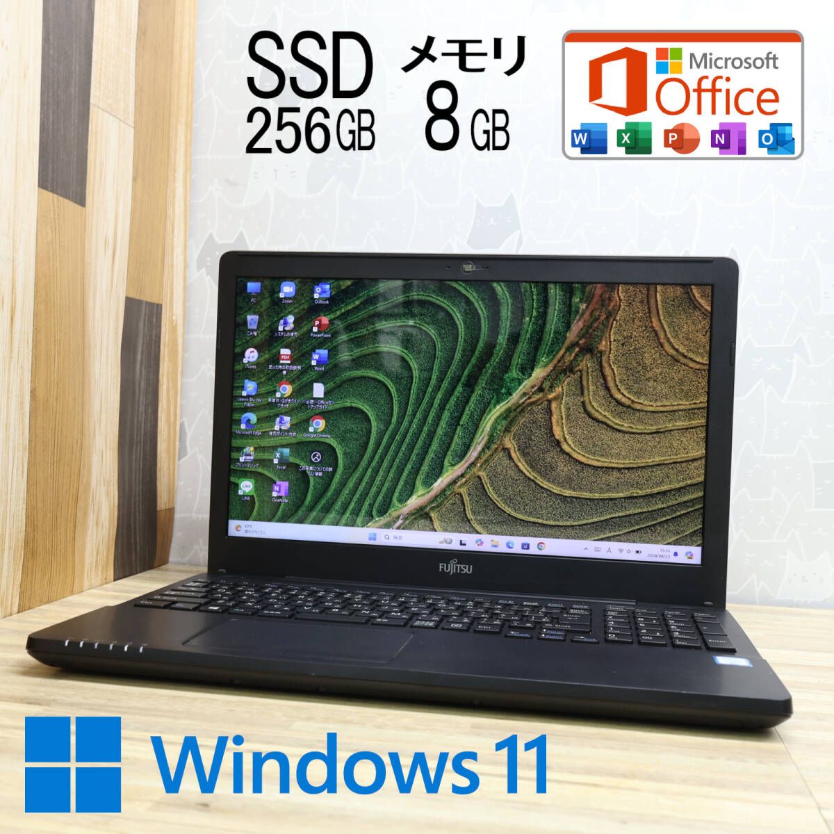 ☆超美品 高性能8世代i3！新品SSD256GB メモリ16GB☆L580 Core