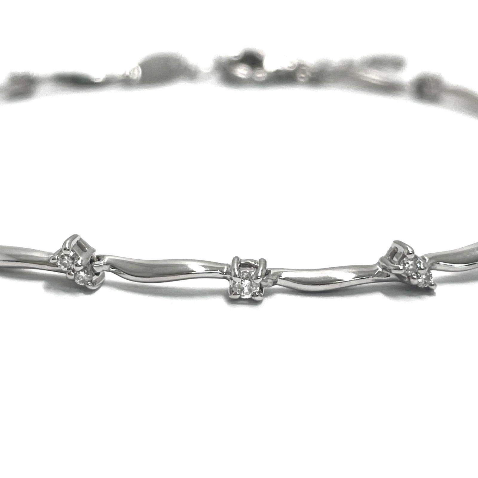 STAR JEWELRY / スタージュエリー ダイヤブレスレット Pt950