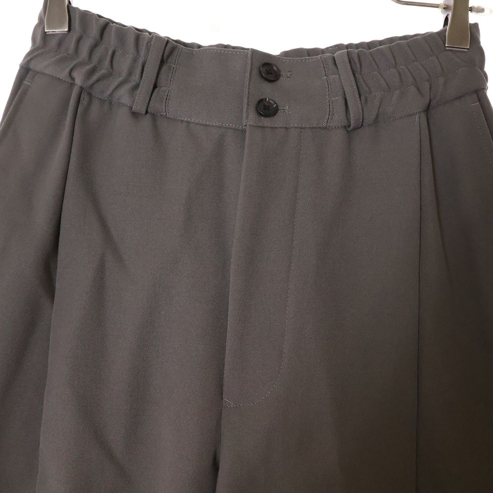 SUBLATIONS フレア イージー トラウザー スラックス パンツ 0 SUBLATIONS (サブレーションズ) HEAVY WOOL GABARDINE FLARE