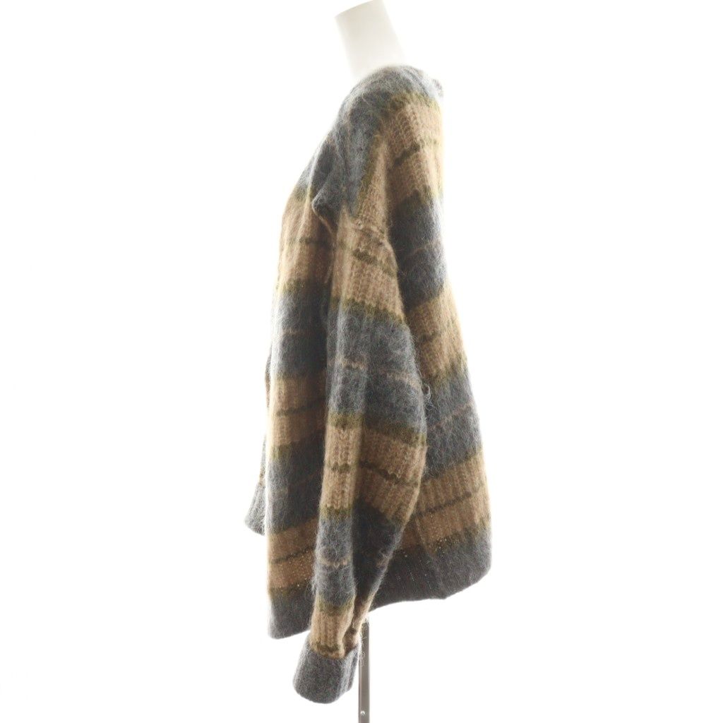 perverze  Stripe Mohair Wideモヘヤ ニット セーター PERVERZE Stripe Mohair Wide モヘアニットセーター