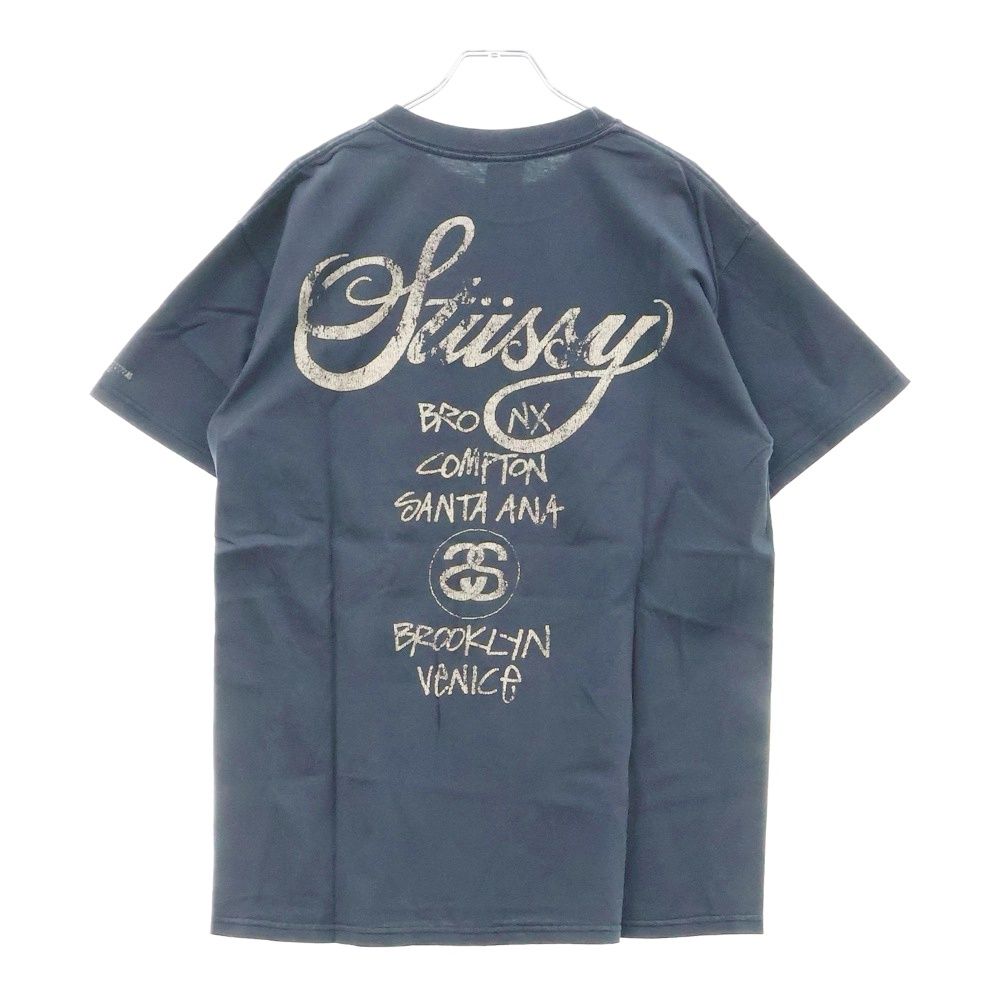 STUSSY (ステューシー) WORLD TOUR SS TEE ワールドツアー プリント 