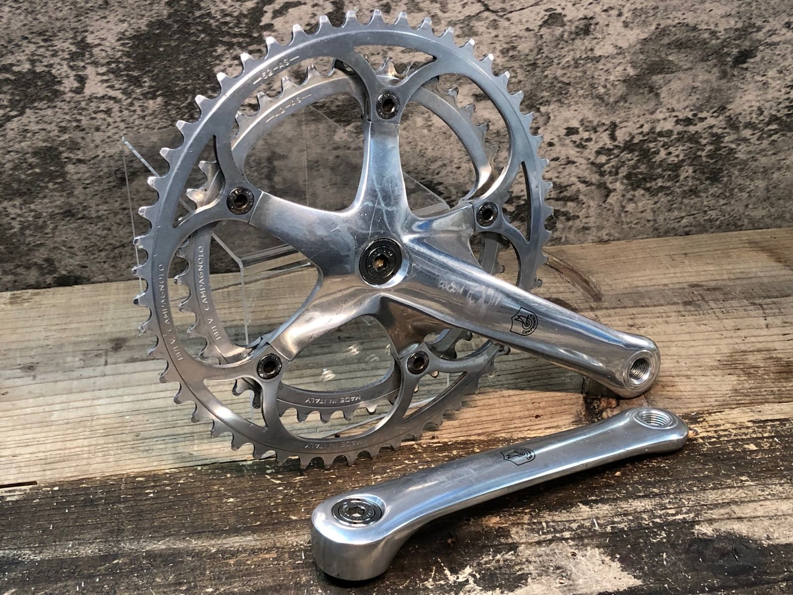 HZ386 カンパニョーロ CAMPAGNOLO Cレコ クランクセット 170mm 52/42T