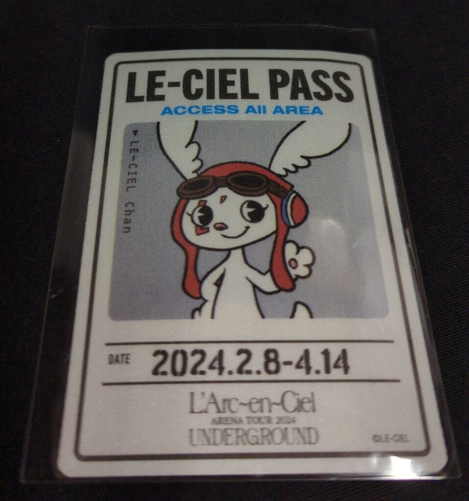 L'Arc～en～Ciel 2024 PREMIUMラルスクラッチ 【E賞】 バック