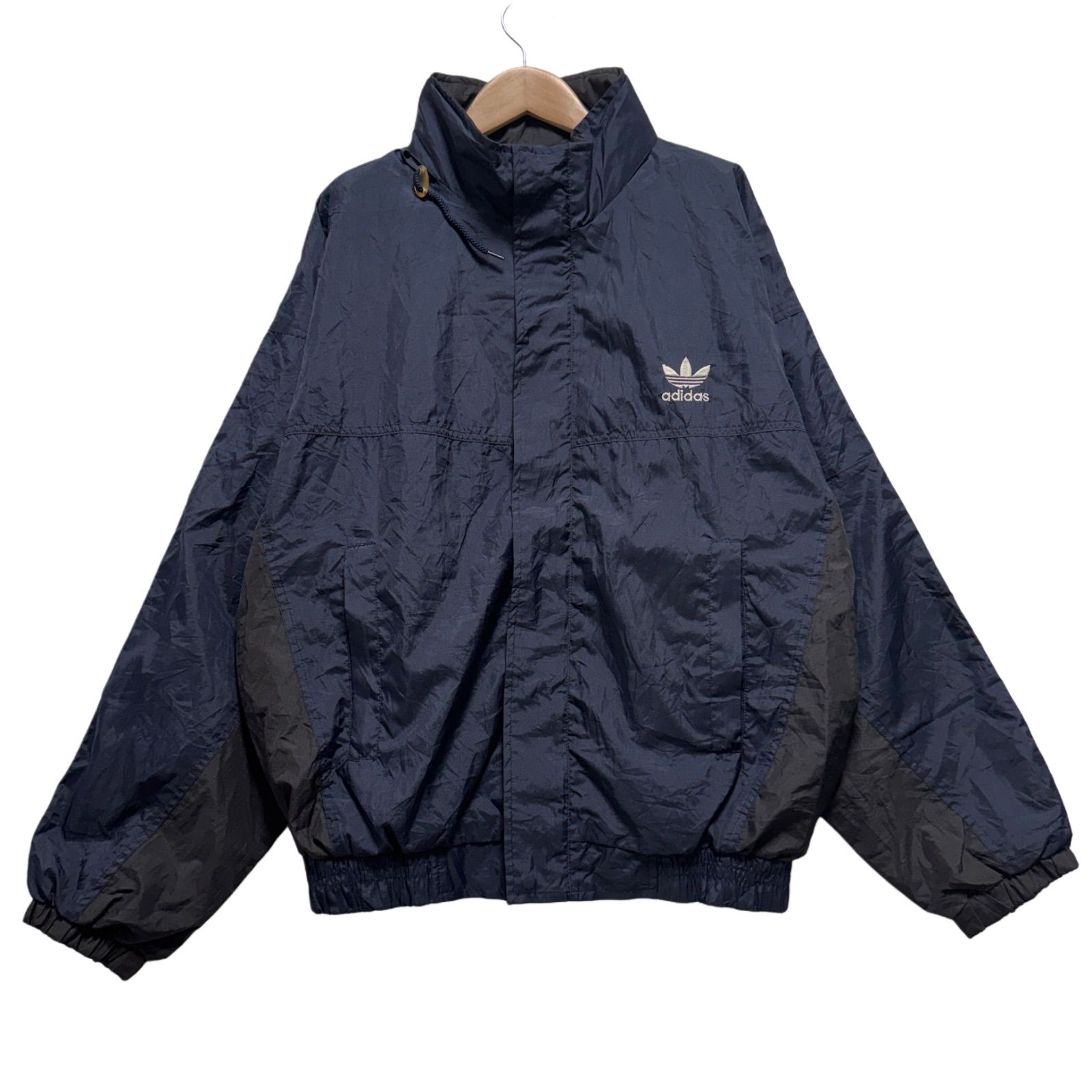 美品 アディダス adidas ナイロンジャケット L相当 クロップ丈 