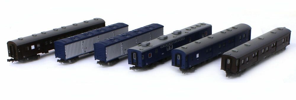 KATO Nゲージ 郵便・荷物列車 東海道・山陽 6両セットB 10-1724 鉄道模型 貨車 茶 中古KATO Nゲージ 郵便・荷物列車 東海道・山陽 6両セットB 10-1724 鉄道