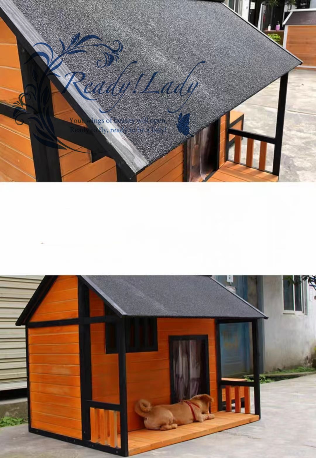 大中犬小屋ペットの犬小屋屋外 屋外