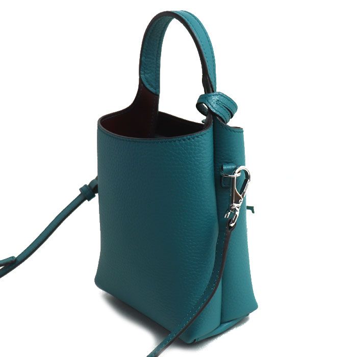 TOD’S トッズ マイクロ Tタイムレス 2Wayショルダーバッグ バーガンディグリーン XBWAPAT9000QRI 7O98 レディース