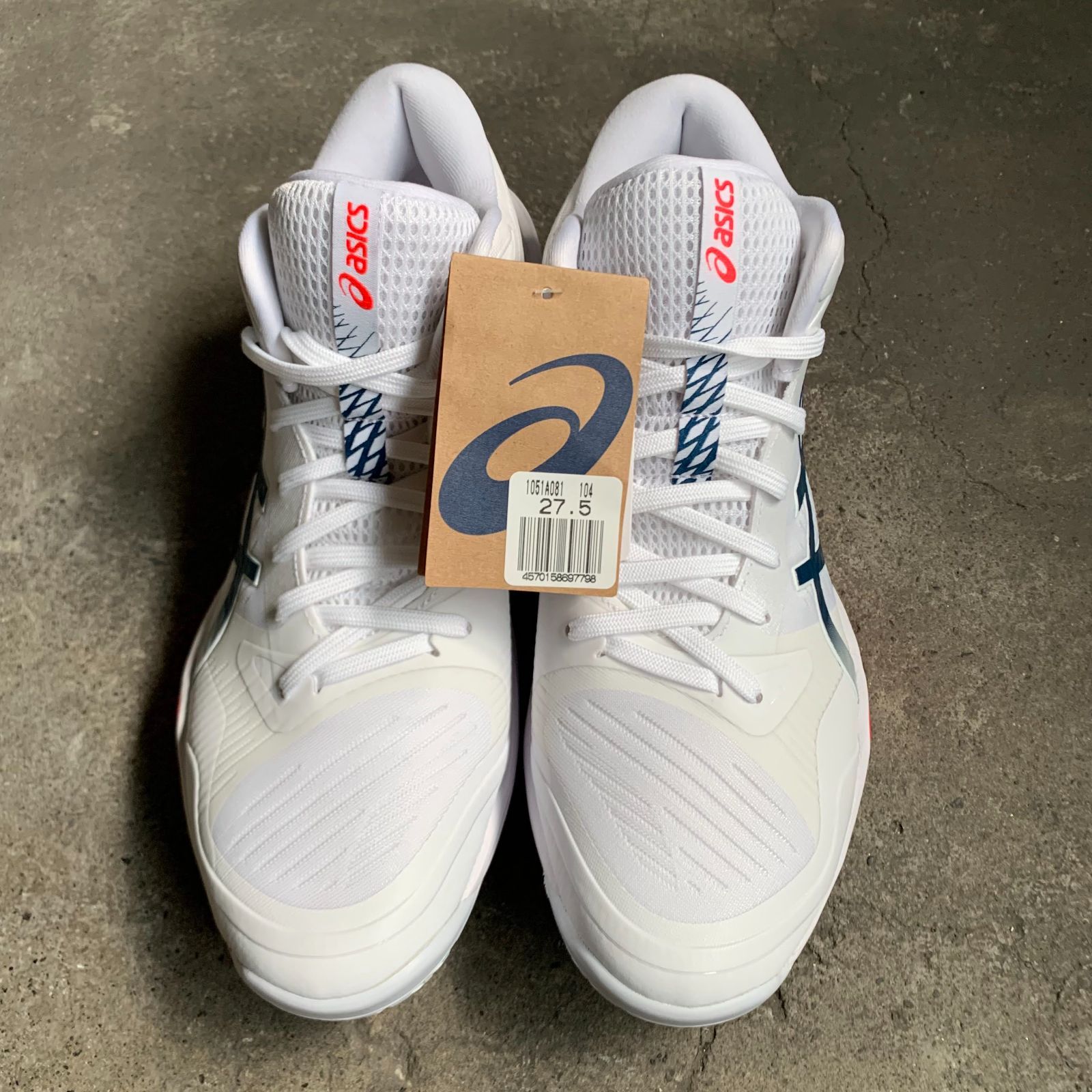 アシックス バレボールシューズ 27 スニーカー　新品　白　シューズ　asics asics/アシックス】27.0cm GEL-ROCKET 11 バレーボール シューズ