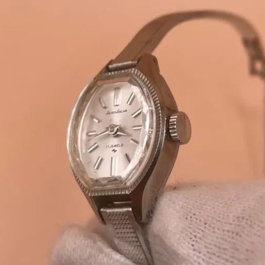 ✨稼働品✨】超音波洗浄済 SEIKO SOLAR 手巻き レディース腕時計