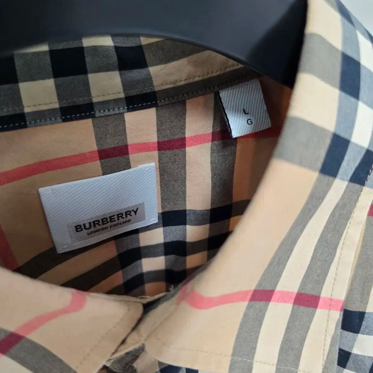 Burberry♡大人もOK！バーバリーチェックシャツ BURBERRY(バーバリー ) チェック シャツ L サイズ 105 出品