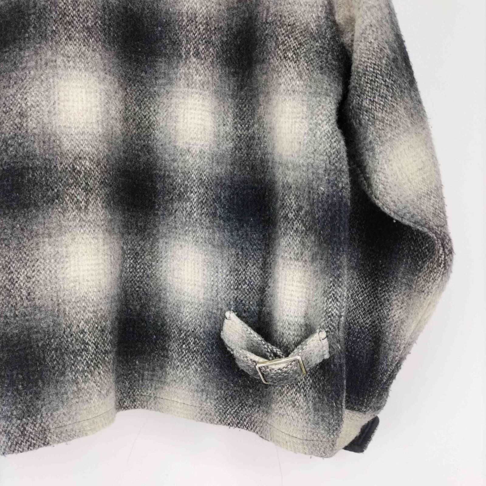メルトン melton 90S USA製 FULL ZIP WOOL JACKET オンブレ