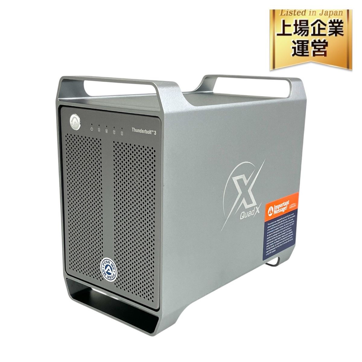 AKiTiO Thunder3 Quad X T3QX 外付け ストレージ HDD 48TB Thunderbolt3 ジャンク T9557200