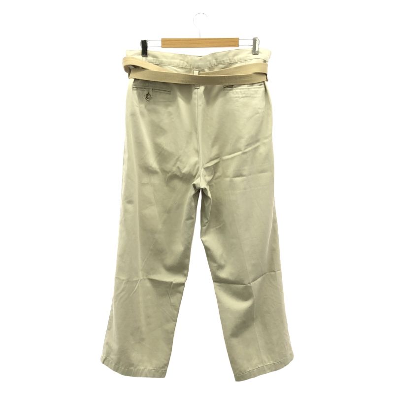 中古】MAISON EUREKA ベルテッドオーバーサイズパンツ F